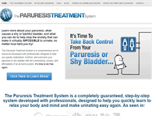 Tablet Screenshot of paruresishelp.com
